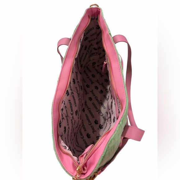 Juicy Couture Tale Weekender Tote Bag - Retro Green NWT - Picture 10 of 12